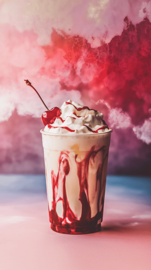 Dieser Drink ist süß, aber nicht zu schwer – und die Kombination aus Kirsche und Vanille lieben fast alle Kids.