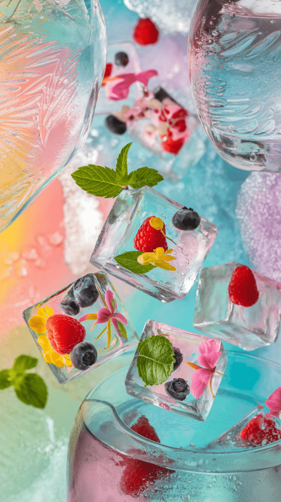 Diese Eiswürfel bringen Staunen an den Tisch. Einfach, aber genial.
