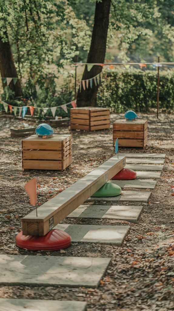 Ein kleiner Kletterspaß im eigenen Garten – mit einfachen Mitteln machbar.
