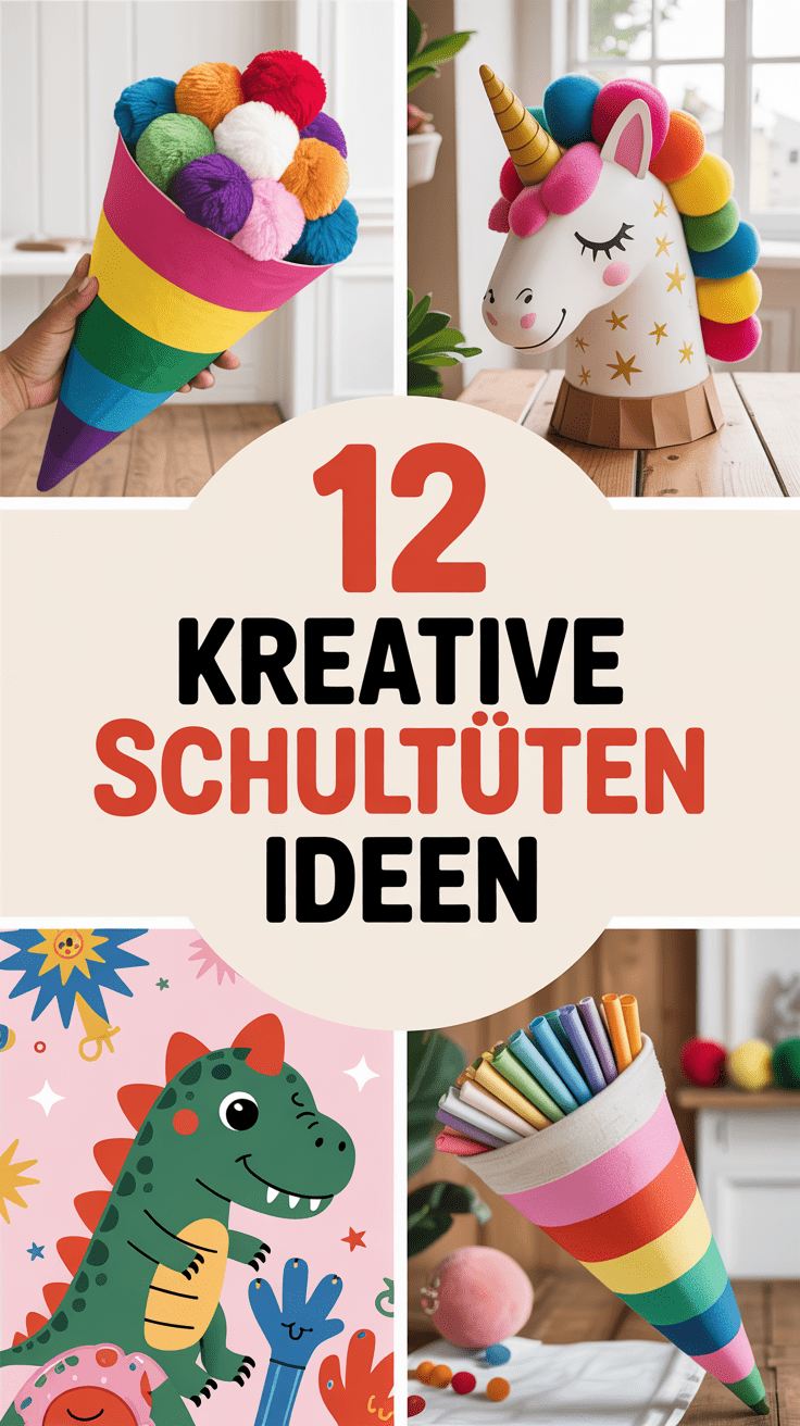 12 kreative Schultüten Ideen - minidiyers.de