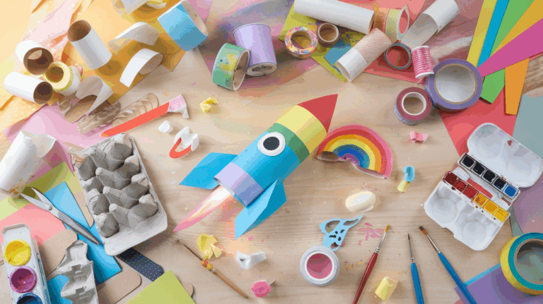 Upcycling für Kinder: 10 kreative Bastelideen aus leeren Verpackungen