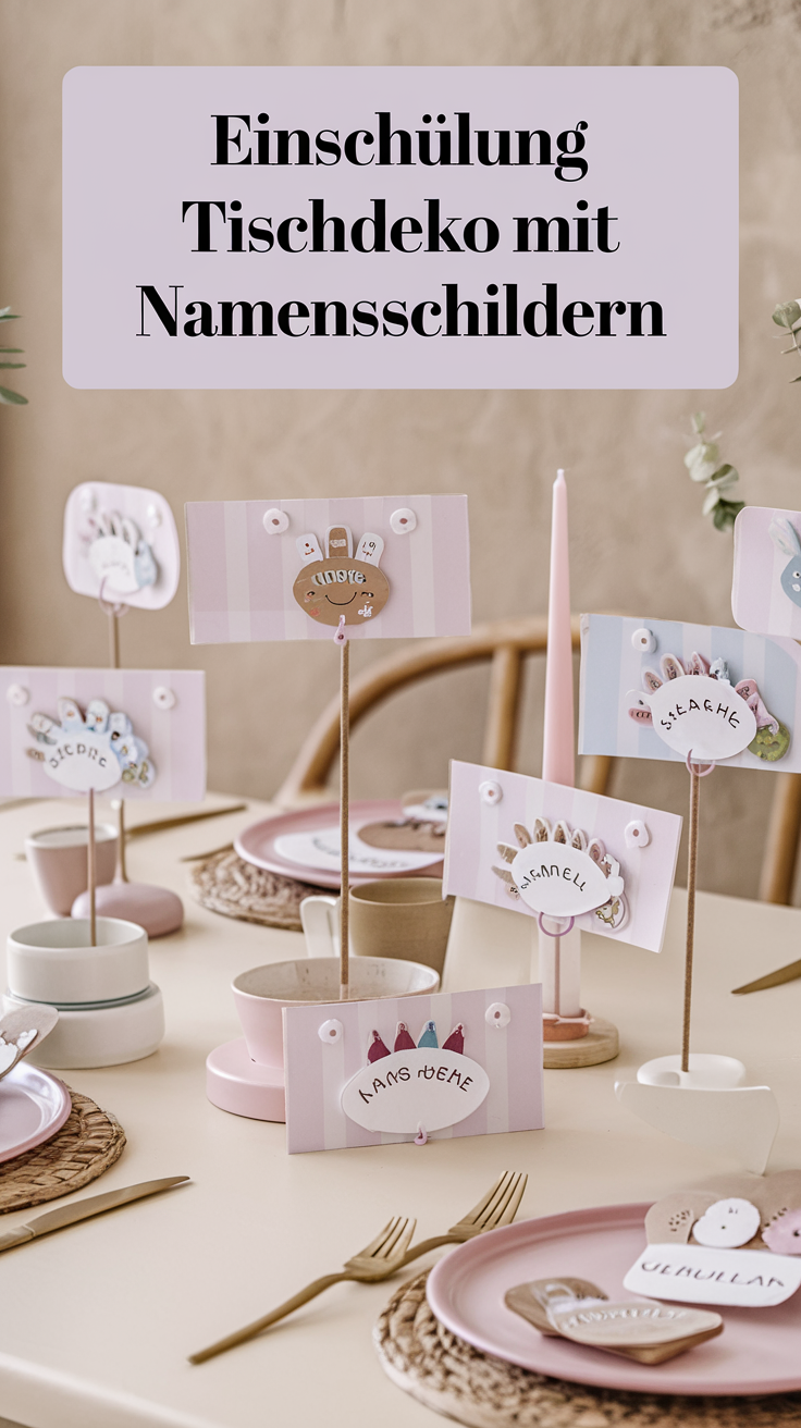 Einschulungsdeko Ideen