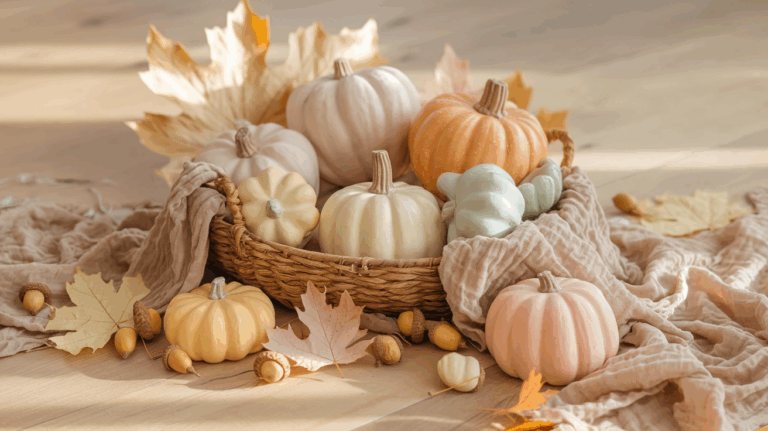Herbstliche Kürbis deko ideen