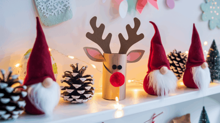 30 einfache Bastelideen zu Weihnachten mit Kindern für magische Deko