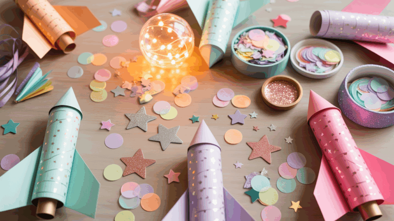 16 Silvester Spielideen für Kinder die glitzern und richtig Spaß bringen