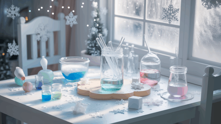 15 Winter Experimente für Kinder die zum Staunen und Entdecken einladen