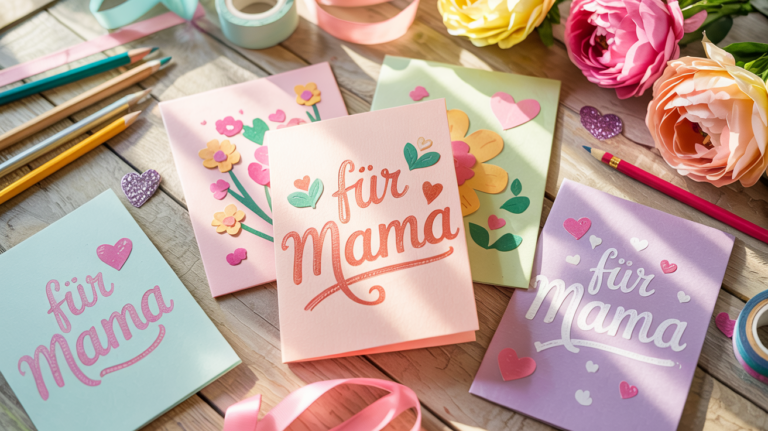 10 zauberhafte Ideen zum Muttertagskarte basteln – kreativ, liebevoll & einfach