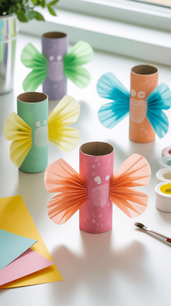 16 kreative Schmetterlinge Bastelideen für Kinder im Frühling