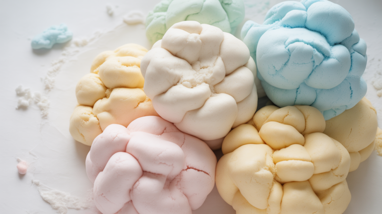 Wolkenknete selber machen: Die extra weiche Spielmasse für ruhige kreative Spielmomente
