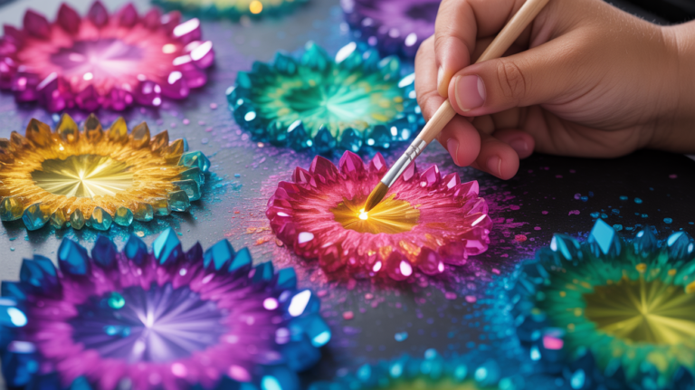 Kristall Malerei über Nacht – So entstehen magische Bilder im Schlaf