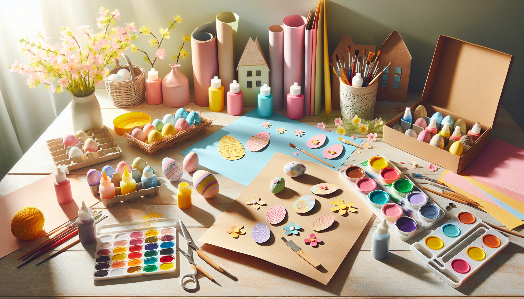 Ostereier basteln mit Kindern