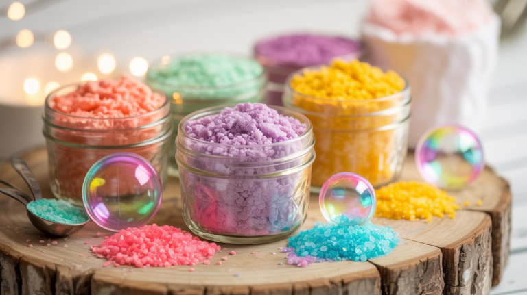 Knisterbad selber machen – buntes Badespaß-Experiment mit Aha-Effekt