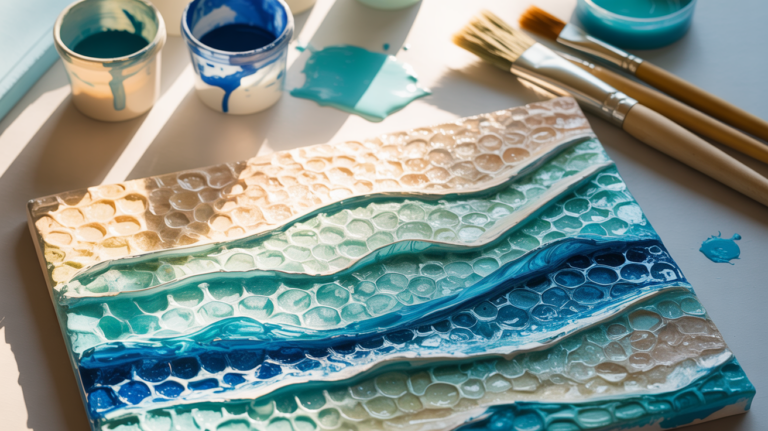 Bubble Wrap Waves – so entsteht ein kleines Meereskunstwerk