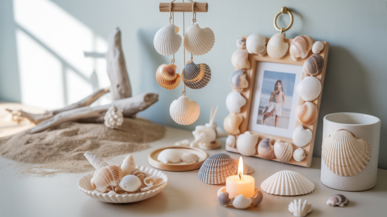 10 sommerliche Bastelideen mit Muscheln für Kinder