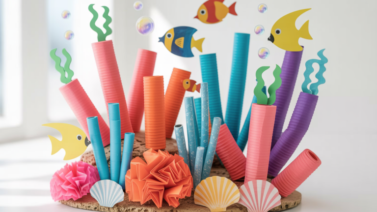 10 faszinierende Korallenriff Bastelideen für Kinder