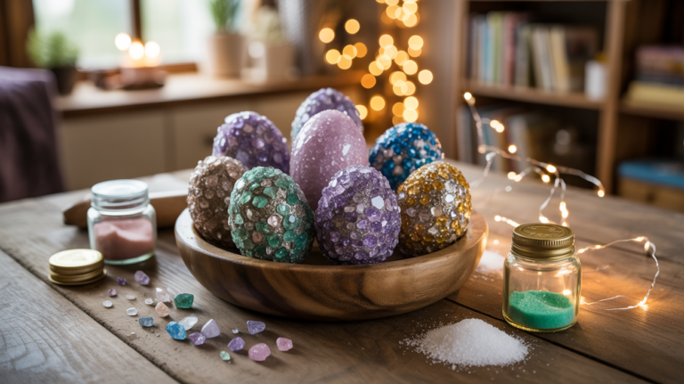 Dracheneier selber machen – wenn aus einfachen Steinen magische Kristalle wachsen