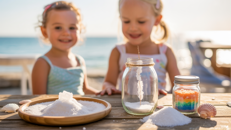 Salz gewinnen mit Kindern: 7 einfache Ideen für Urlaub, Strand & Zuhause
