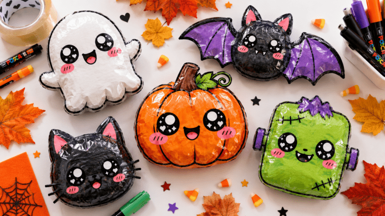 14 Ideen für gruselige Halloween Squishys, die du ganz einfach selber machen kannst