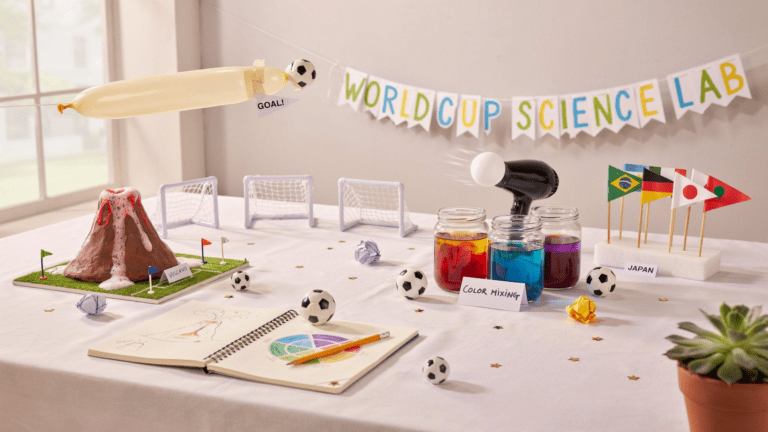 12 Experimente für Kinder zur WM, die für staunende Gesichter sorgen