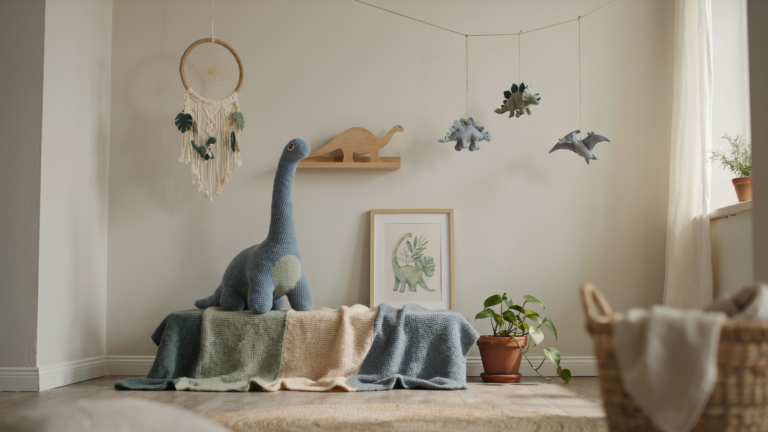 12 magische DIY Dino Ideen für das Kinderzimmer