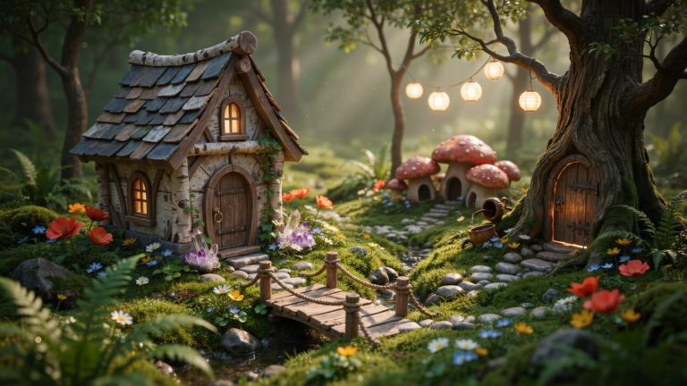 16 magische Feen Garten Ideen für Kinder, die kleine Träumer begeistern