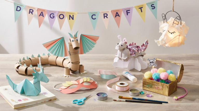 13 magische Drachen Bastelideen für Kinder, die kleine Fantasy-Fans begeistern