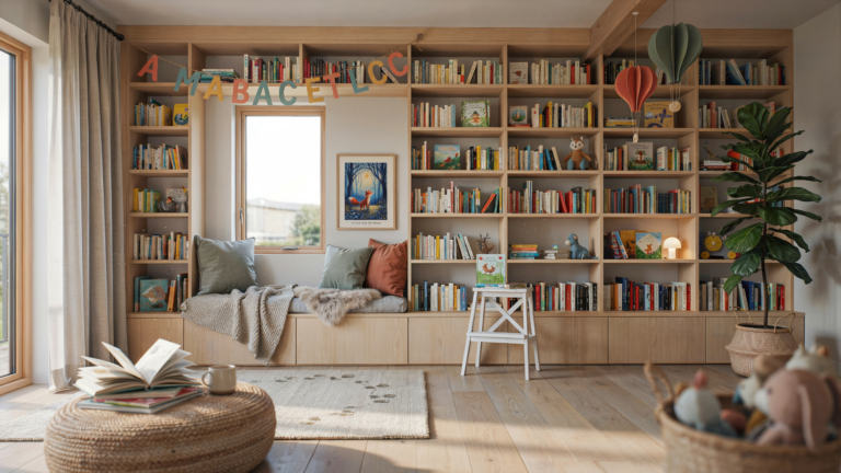 14 kreative Kinder Bibliothek Ideen, die kleine Leseratten begeistern